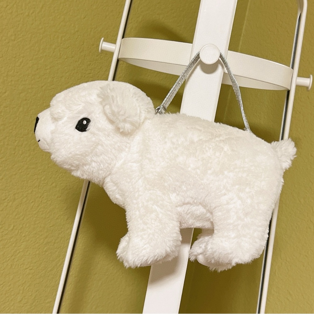 Polar Bear Peek-a-Boo Plush Purse